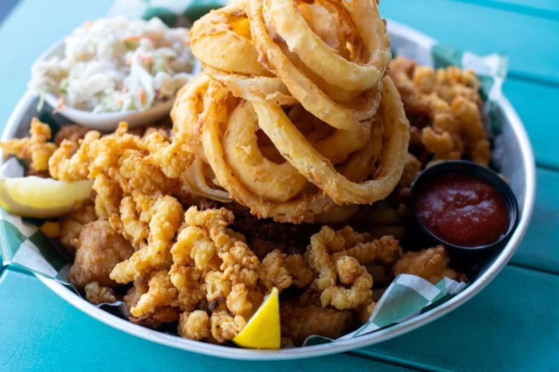 Lightly Fried Seafood