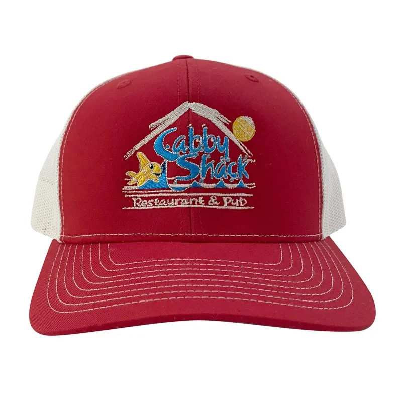 Red/White Snapback Trucker Hat